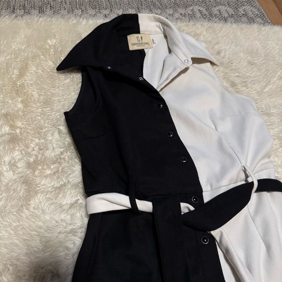 Fashion Brand Company Black and White Director Jumpsuit - Picture 4 of 5